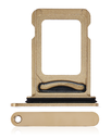 Dual Sim Card Tray Compatible For iPhone 14 Pro / 14 Pro Max (Gold)