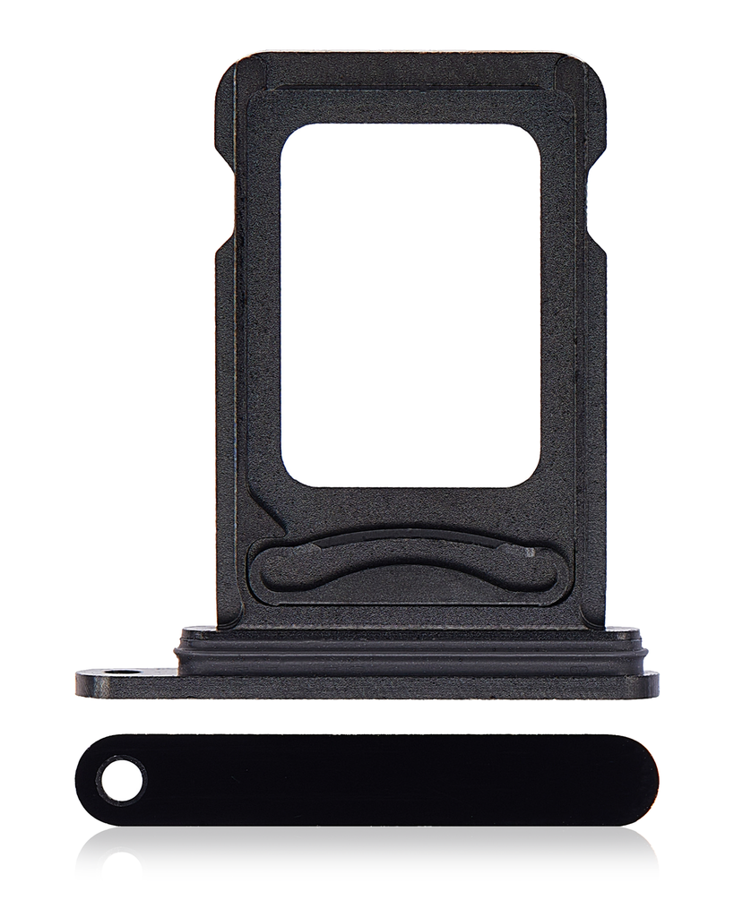 Dual Sim Card Tray Compatible For iPhone 14 Pro / 14 Pro Max (Space Black)