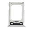 Dual Sim Card Tray Compatible For iPhone 14 Pro / 14 Pro Max (Silver)