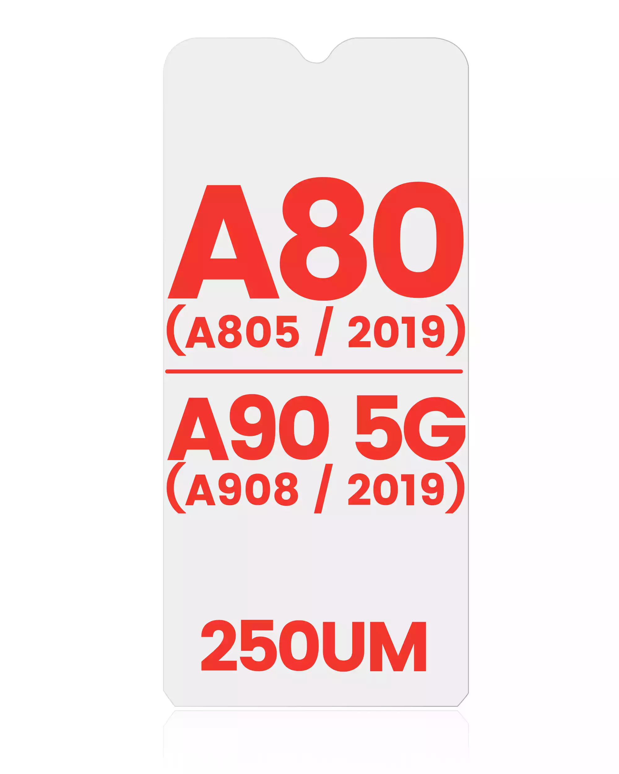 OCA Compatible For Samsung Galaxy A80 (A805/2019)/A90 5G (A908/2019) (10 Pack) (250um)