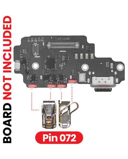 PCB Board Contact Pins (072) Compatible For All Samsung Models (Width: 1.6mm / Length: 2.2mm) (100 Pack)