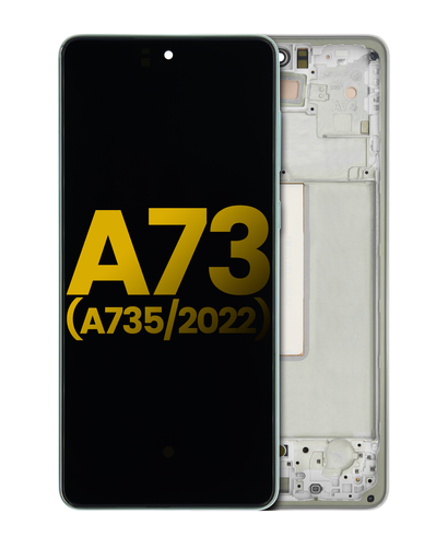 OLED Assembly With Frame Compatible For Samsung Galaxy A73 (A735/2022) (Refurbished) (Mint)