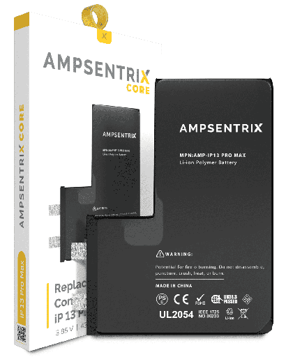 Replacement Battery Core Compatible For iPhone 13 Pro Max (Spot Welding Required) (AmpSentrix Core)