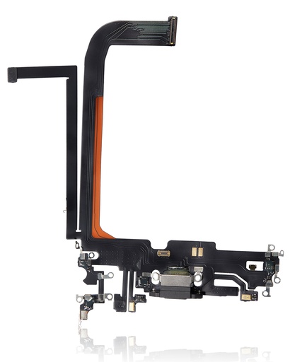 Charging Port Flex Cable Compatible For iPhone 13 Pro Max (Aftermarket Plus) (Graphite)