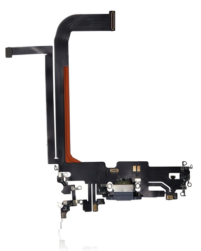 Charging Port Flex Cable Compatible For iPhone 13 Pro Max (Aftermarket Plus) (Sierra Blue)