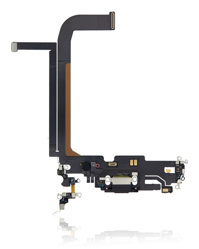 Charging Port Flex Cable Compatible For iPhone 13 Pro Max (Premium) (Graphite)