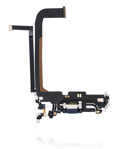 Charging Port Flex Cable Compatible For iPhone 13 Pro Max (Premium) (Sierra Blue)
