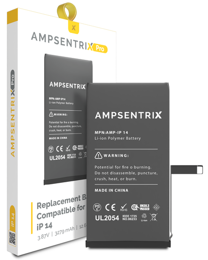 Replacement Battery Compatible For iPhone 14 Plus (AmpSentrix Pro)