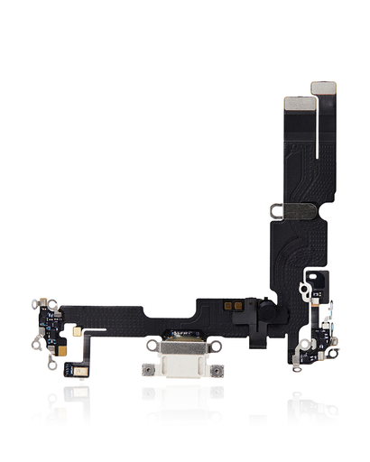 Charging Port Flex Cable Compatible For iPhone 14 Plus (Premium) (Starlight)