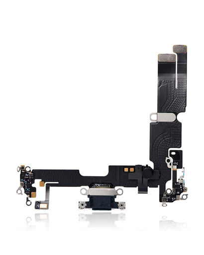 Charging Port Flex Cable Compatible For iPhone 14 Plus (Premium) (Midnight)