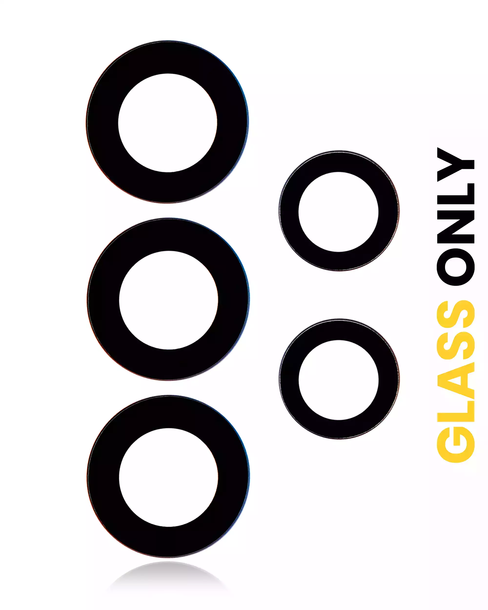 Back Camera Lens (Glass Only) With Adhesive Compatible For Samsung Galaxy A73 5G (A736/2022) (5 Piece Set) (10 Pack)