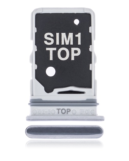 Dual Sim Card Tray Compatible For Samsung Galaxy A80 (A805/2019) (Ghost White)
