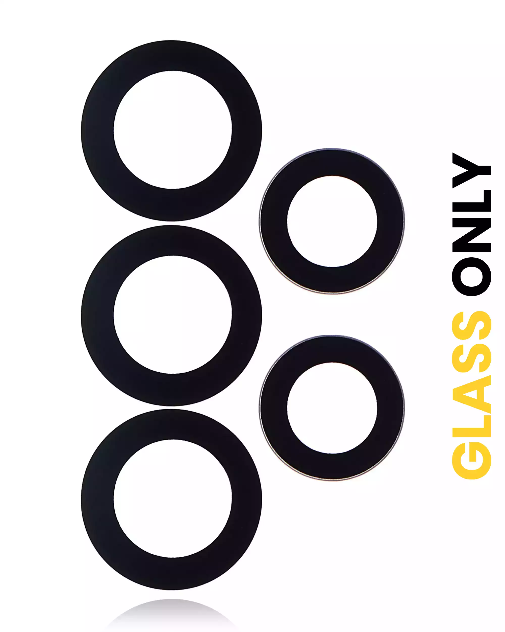 Back Camera Lens (Glass Only) With Adhesive Compatible For Samsung Galaxy A72 (A725/2021)/A52 (A525/2021)/A52 5G (A526/2021)/A52S 5G (A528/2021) (5 Piece Set) (10 Pack)
