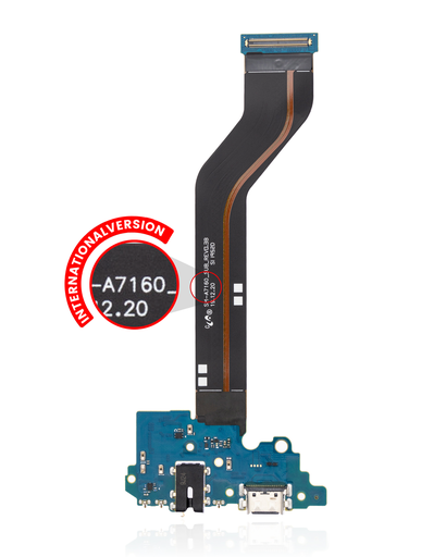 Charging Port With Headphone Jack Compatible For Samsung Galaxy A71 5G (A716B/A7160/2020) (International Version)