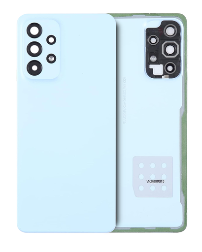 Back Cover Glass With Camera Lens Compatible For Samsung Galaxy A53 5G (A536/2022) (Service Pack) (Blue)