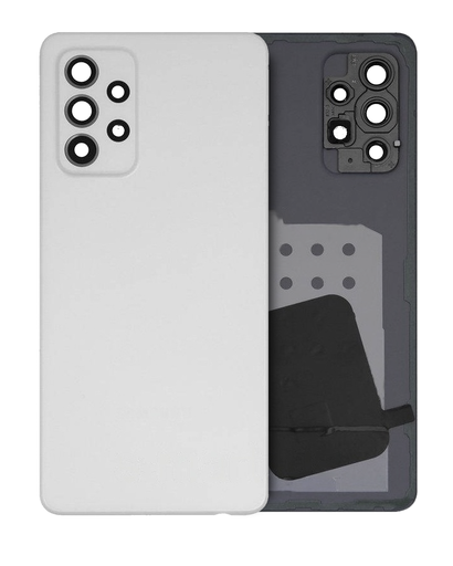 Back Cover Glass With Camera Lens Compatible For Samsung Galaxy A52s (A528/2021) (Service Pack) (Awesome White)