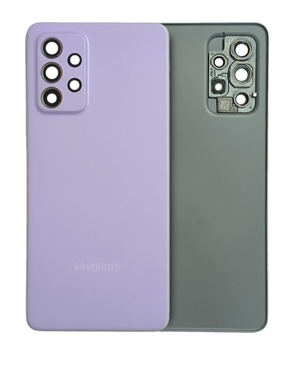 Back Cover Glass With Camera Lens Compatible For Samsung Galaxy A52 5G (A526/2021) (Service Pack) (Awesome Violet)