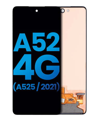 LCD Assembly Without Frame (Without Finger Print Sensor) Compatible For Samsung Galaxy A52 4G (A525/2021) (Aftermarket: Incell) (All Colors)
