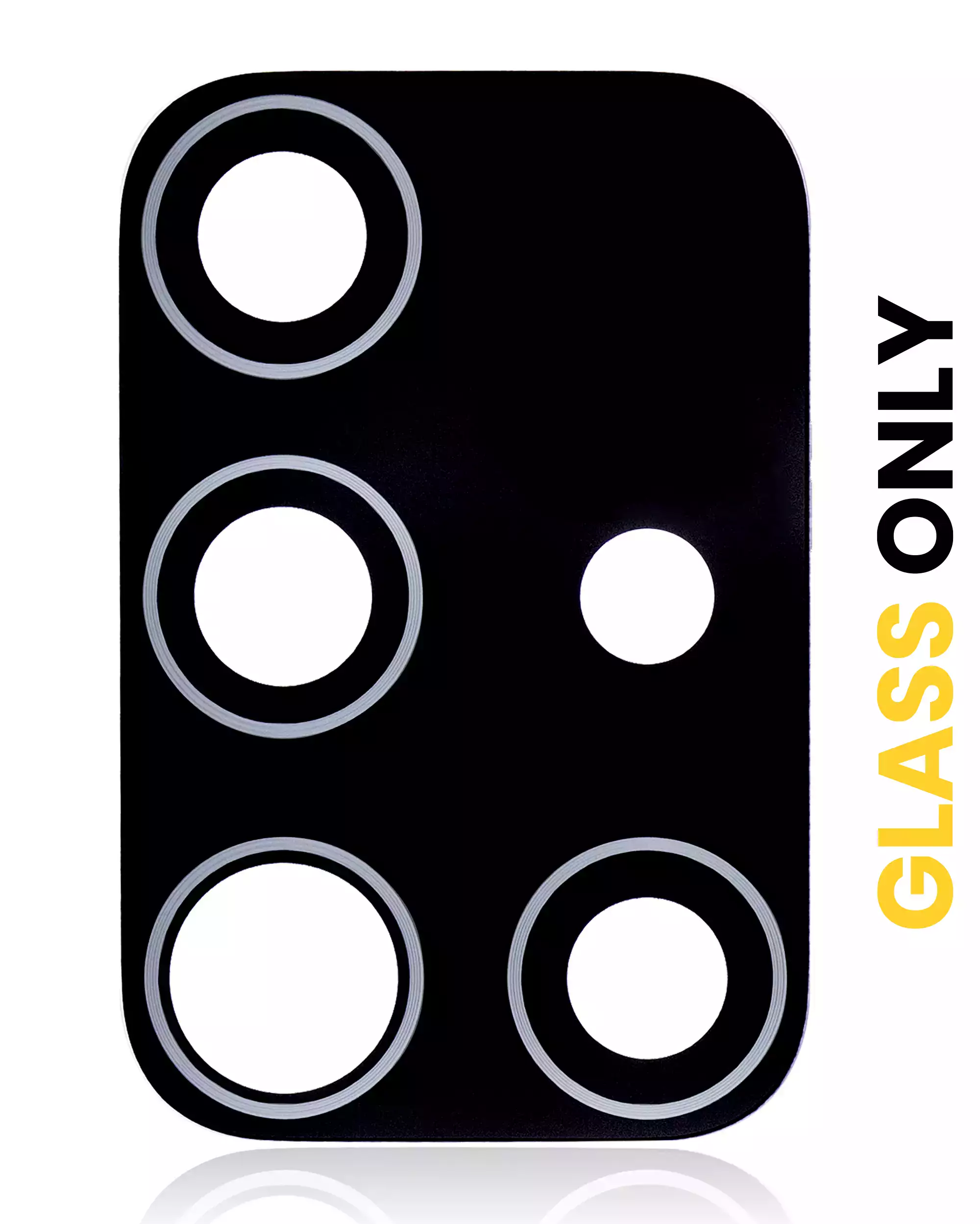 Back Camera Lens (Glass Only) With Adhesive Compatible For Samsung Galaxy A51 5G (A516/2020) (10 Pack)