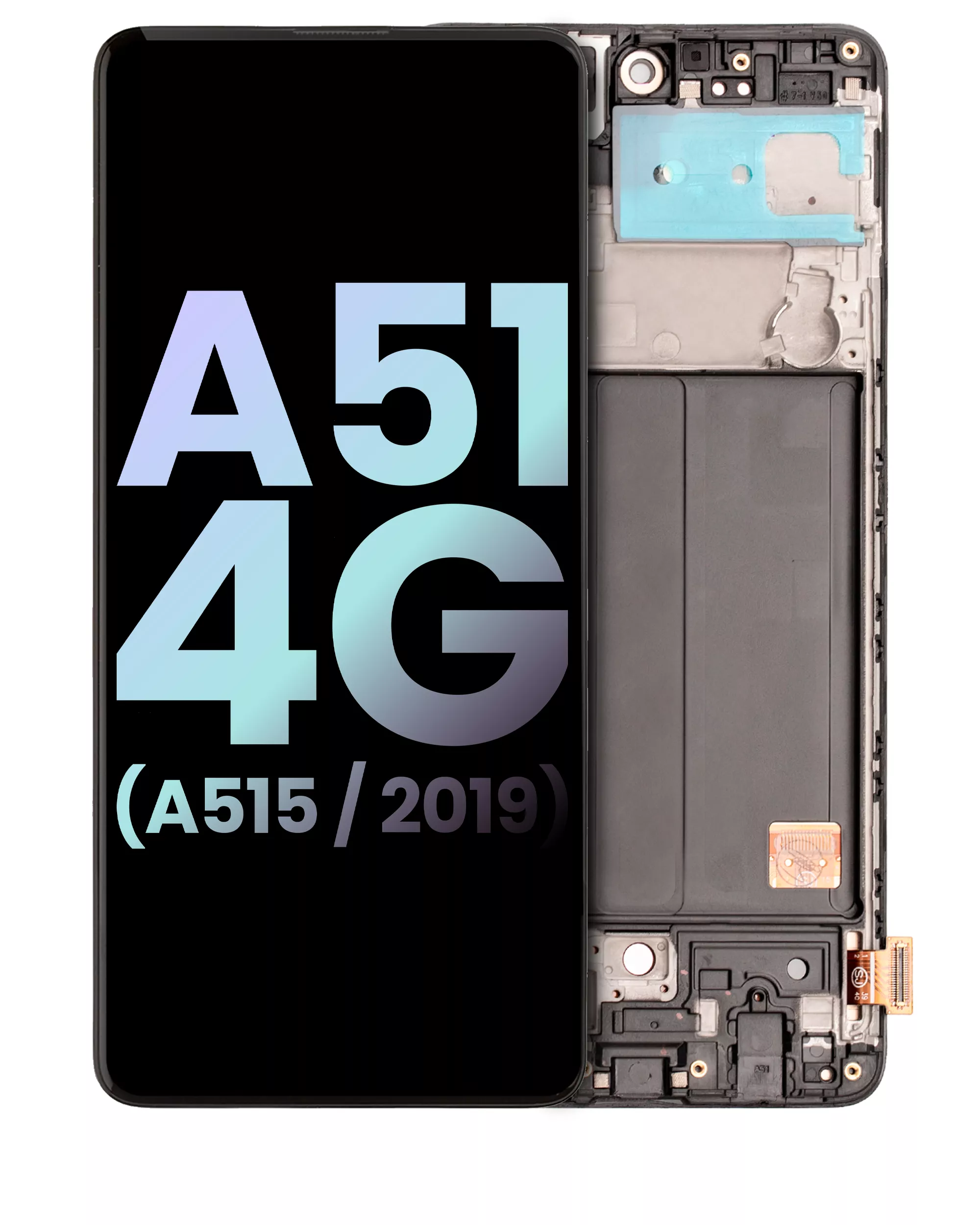 OLED Assembly With Frame Compatible For Samsung Galaxy A51 4G (A515/2019) (Service Pack) (All Colors)