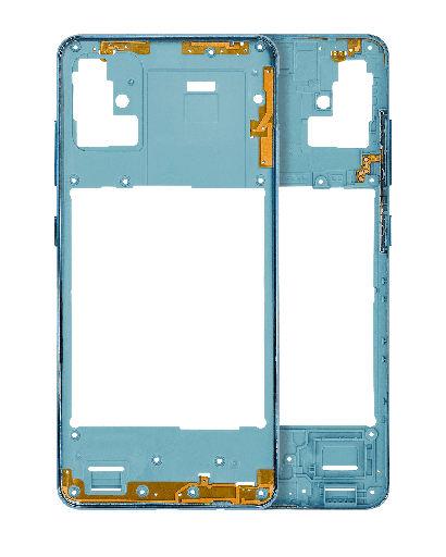 Mid-Frame Housing Compatible For Samsung Galaxy A51 4G (A515/2019) (Prism Crush Blue)