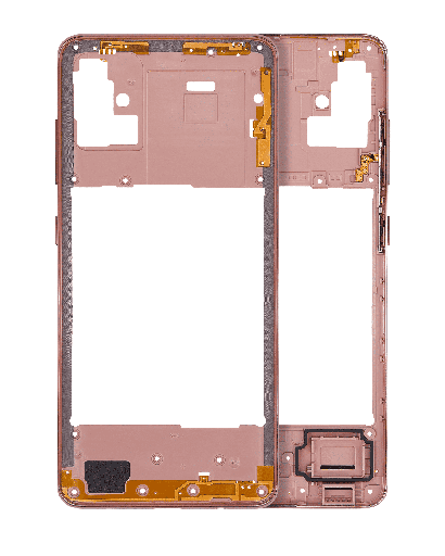 Mid-Frame Housing Compatible For Samsung Galaxy A51 4G (A515/2019) (Prism Crush Pink)