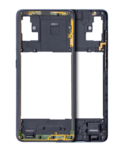 Mid-Frame Housing Compatible For Samsung Galaxy A51 4G (A515/2019) (Prism Crush Black)