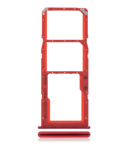 Dual Sim Card Tray Compatible For Samsung Galaxy A51 4G (A515/2019) (Red)