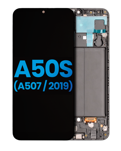 LCD Assembly With Frame Compatible For Samsung Galaxy A50s (A507/2019) (Aftermarket: Incell) (All Colors)