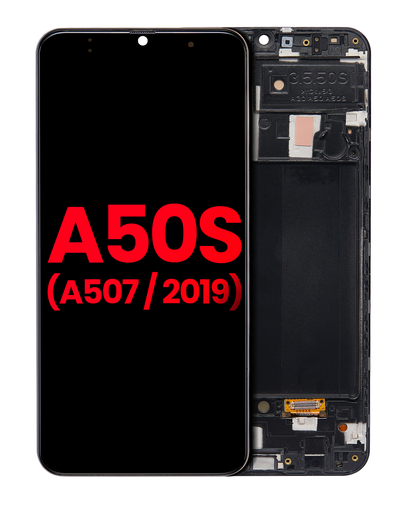 OLED Assembly With Frame Compatible For Samsung Galaxy A50s (A507/2019) (Aftermarket Plus) (All Colors)