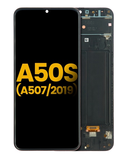 OLED Assembly With Frame Compatible For Samsung Galaxy A50s (Refurbished) (A507/2019) (All Colors)