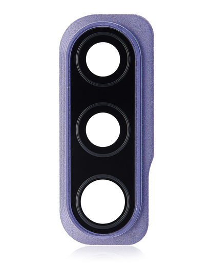 Back Camera Glass Lens And Cover Bezel Compatible For Samsung Galaxy A50S (A507/2019) (Prism Crush Violet)