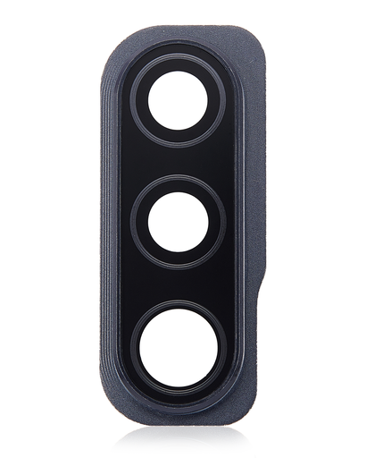 Back Camera Glass Lens And Cover Bezel Compatible For Samsung Galaxy A50S (A507/2019) (Prism Crush Black)
