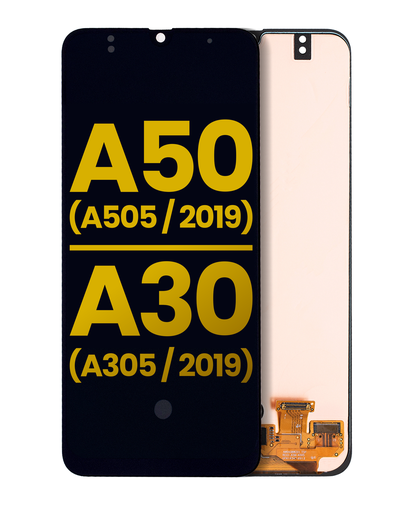 OLED Assembly Without Frame Compatible For Samsung Galaxy A50 (A505/2019)/A30 (A305/2019) (All Models) (Refurbished) (All Colors)