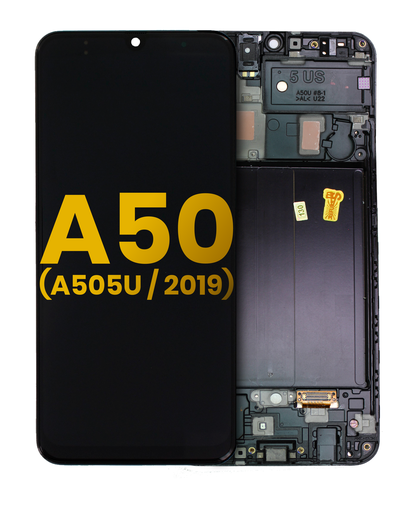 OLED Assembly With Frame Compatible For Samsung Galaxy A50 (A505U/2019) (Refurbished) (All Colors)