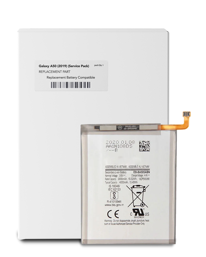 Replacement Battery Compatible For Samsung Galaxy A50 (A505/2019) (EB-BA505ABN) (Service Pack)