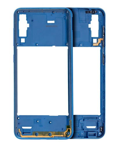 Mid-Frame Housing Compatible For Samsung Galaxy A50 (A505/2019) (International Version) (Aftermarket Plus) (Blue)