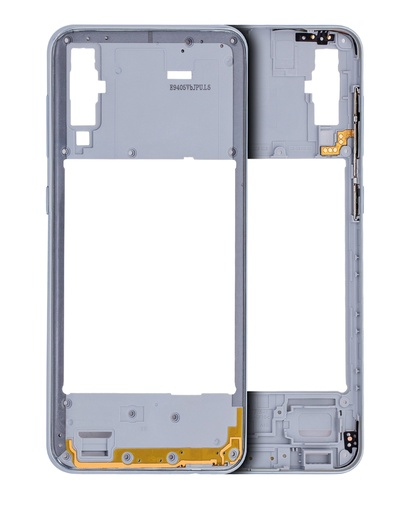 Mid-Frame Housing Compatible For Samsung Galaxy A50 (A505/2019) (International Version) (Aftermarket Plus) (White)