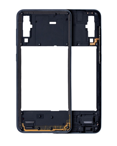 Mid-Frame Housing Compatible For Samsung Galaxy A50 (A505/2019) (International Version) (Aftermarket Plus) (Black)