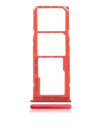 Dual Sim Card Tray Compatible For Samsung Galaxy A20 (A205/2019)/A30 (A305/2019)/A50 (A505/2019) (Coral Orange)