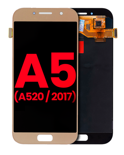 OLED Assembly Without Frame Compatible For Samsung Galaxy A5 (A520/2017) (Aftermarket Plus) (Gold)