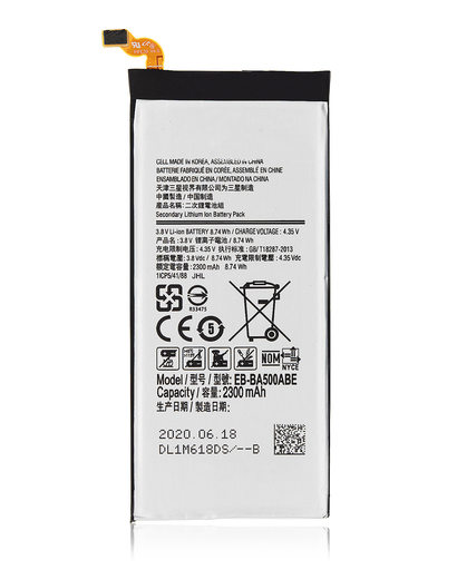 Replacement Battery Compatible For Samsung A5 (A500/2015) (EB-BA500ABE)