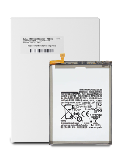 Replacement Battery Compatible For Samsung Galaxy A42 5G (A426/2020 ) A32 5G (A326/2021)/A72 (A725/2021) (Service Pack)