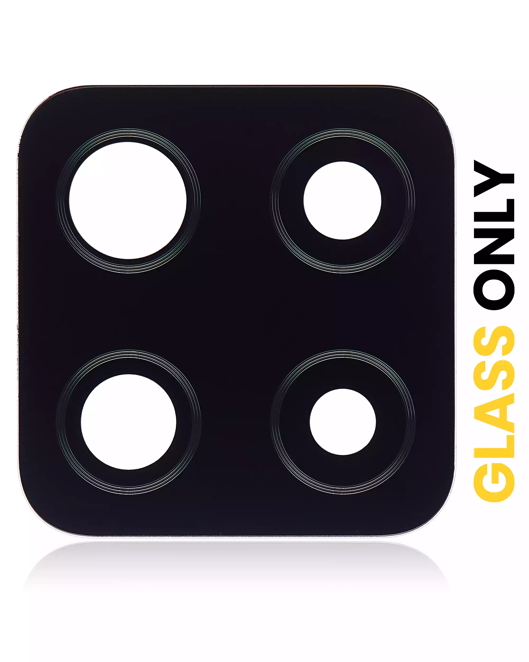 Back Camera Lens (Glass Only) With Adhesive Compatible For Samsung Galaxy A42 5G (A426/2020) (Prism Dot Black) (10 Pack)
