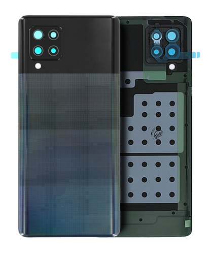 Back Cover Glass With Camera Lens Compatible For Samsung Galaxy A42 5G (A426/2020) (Service Pack) (Prism Dot Black)