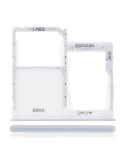 Single Sim Card Tray Compatible For Samsung Galaxy A31 (A315/2020) (Prism Crush White)