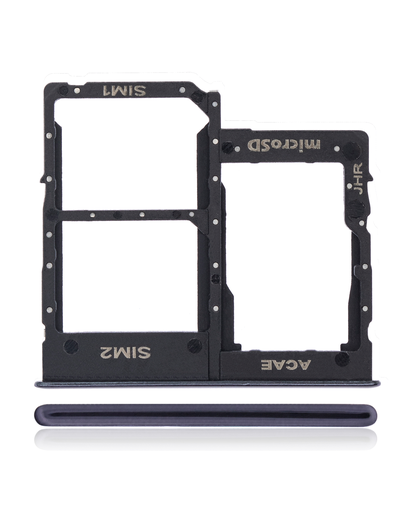 Dual Sim Card Tray Compatible For Samsung Galaxy A31 (A315/2020) (Prism Crush Black)