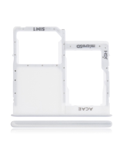 Single Sim Card Tray Compatible For Samsung Galaxy A41 (A415/2020) (Prism Crush Silver)