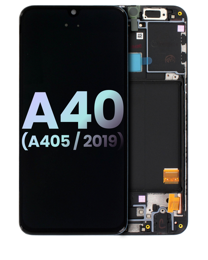 OLED Assembly With Frame Compatible For Samsung Galaxy A40 (A405/2019) (Service Pack) (All Colors)