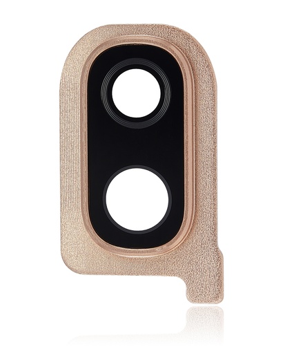 Back Camera Glass Lens And Cover Bezel Compatible For Samsung Galaxy A40 (A405/2019) (Coral)
